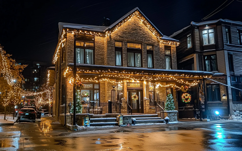 Christmas Light Installation